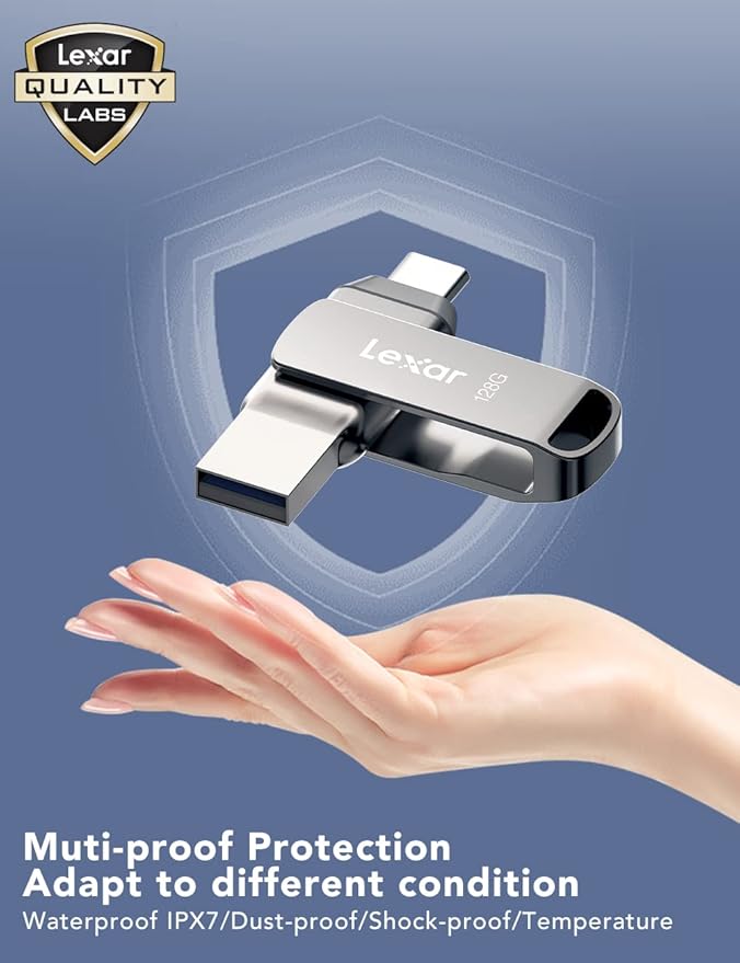 Lexar® JumpDrive® Dual Drive D400 gamingstoreuae Lexar® JumpDrive® Dual Drive D400 gamingstoreuae